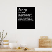 Poster Définition Furry Fandom Furries Conception Cosplay (Cuisine)