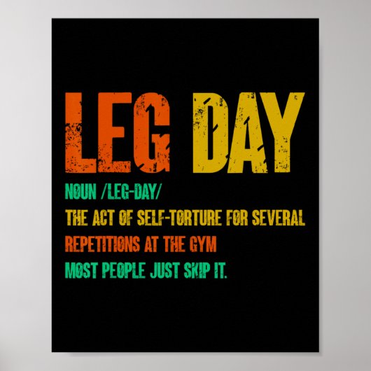 Poster Définition Jour De Jeu De Jeu Gym Pompe De Gym Sur (Devant)