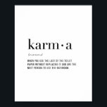 Poster Définition Karma<br><div class="desc">Définition Karma</div>