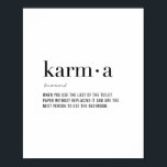 Poster Définition Karma<br><div class="desc">Définition Karma</div>