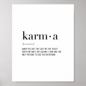 Poster Définition Karma (Devant)