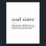Poster Définition Soul soeur<br><div class="desc">Définition Soul soeur</div>