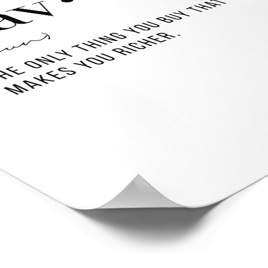 Poster Définition Voyage (Coin)