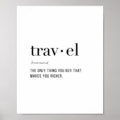 Poster Définition Voyage (Devant)