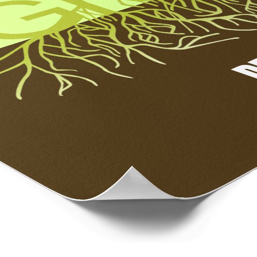 POSTER DÉFORESTATION - AUCUN ARBRE NE RESTE DERRIÈRE (Coin)