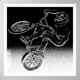 Poster Déformation de BMX, Copyright Karen J WilliamsBMX