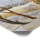 Poster Défricher la neige (Coin)