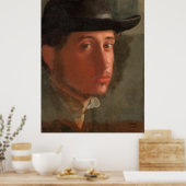 Poster Degas, Autoportrait (Cuisine)