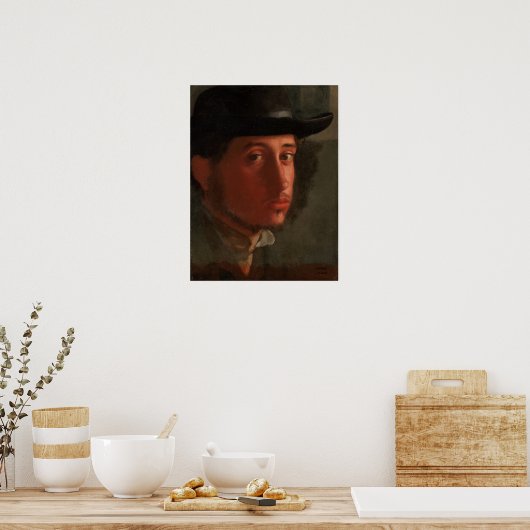 Poster Degas - Autoportrait (Cuisine)