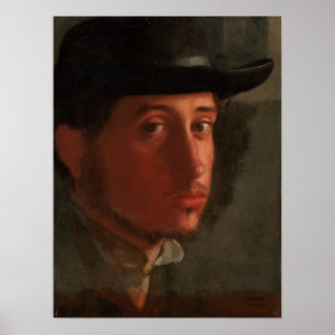 Poster Degas - Autoportrait