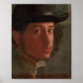 Poster Degas - Autoportrait (1857) (Devant)