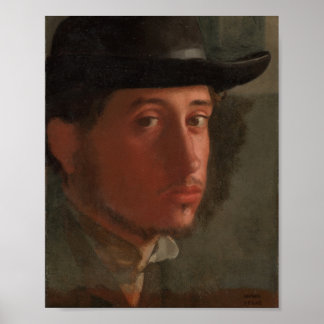 Poster Degas - Autoportrait (1857)