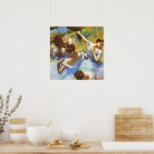 Poster Degas Blue Dancers (Keuken)