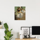 Poster Degas Classe Danse Danseurs de ballet Ballerina Ar (Bureau à domicile)