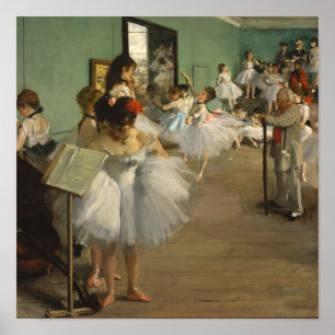 Poster Degas Classe Danse Danseurs de ballet Ballerina Ar