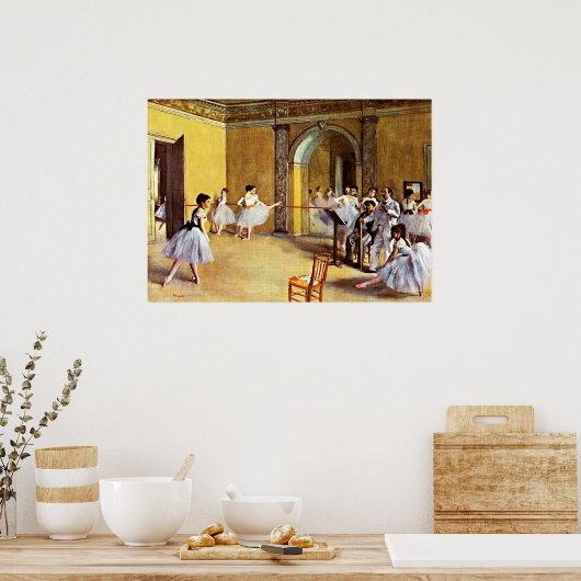 Poster Degas - Classe de danse (Cuisine)