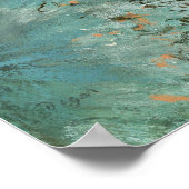 Poster Degas - Danseur vert (Coin)