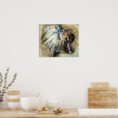 Poster Degas - Danseuse ajustant son soulier (Cuisine)