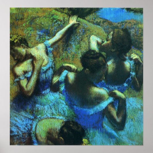 Poster Degas - Danseuses bleues 1899 (Devant)