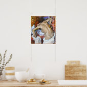 Poster Degas - Femme La Parrainant Le Dos (Cuisine)