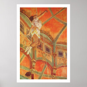 Poster Degas : Mlle Lala au Cirque Fernando