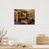 Poster Degas - Salle Billard, peinture populaire, (Cuisine)