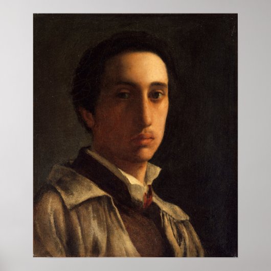 Poster Degas - Self-Portrait 1856 (Devant)