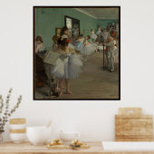 Poster Degas' The Dance Class (Cuisine)