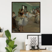 Poster Degas' The Dance Class (Bureau à domicile)
