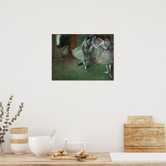 Poster Degas - Un Groupe De Danseurs (Cuisine)