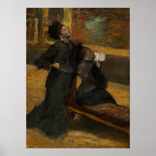 Poster Degas - Visite À Un Musée (Devant)