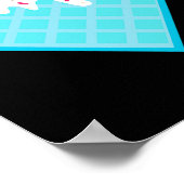 Poster Dégoulinade drôle de plaque d'accueil - Glace Soft (Coin)