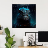 Poster d'égout (Bureau à domicile)