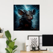 Poster d'égout (Bureau à domicile)
