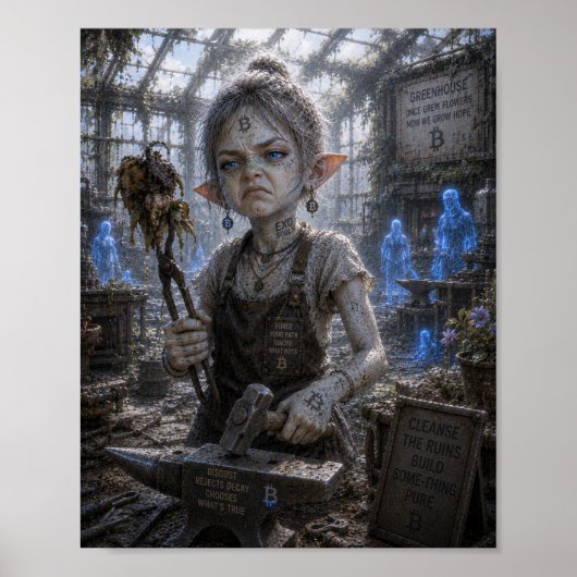 Poster Dégoût / Forgeron / Serre (Devant)
