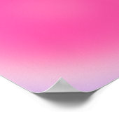 Poster Dégradé Aura Rose Et Violet (Coin)