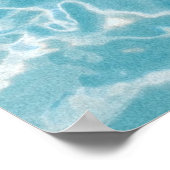 Poster Dégradé bleu (Coin)