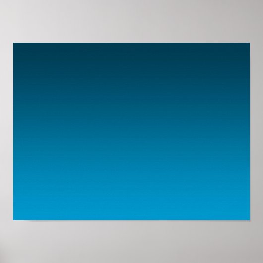 Poster Dégradé Bleu - clair à profond | Fond d'ambiance | (Devant)