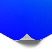 Poster Dégradé de bleu à aqua (Coin)