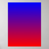 Dégradé de bleu à rouge