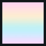 Poster dégradé de couleur pastel<br><div class="desc">Des couleurs claires et ombres.</div>