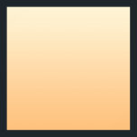 Poster Dégradé des couleurs Jaune et Pêche<br><div class="desc">Dégradé jaune et pêche.</div>