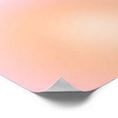 Poster Dégradé Fuzz Peach (Coin)