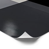 Poster Dégradé géométrique (Coin)