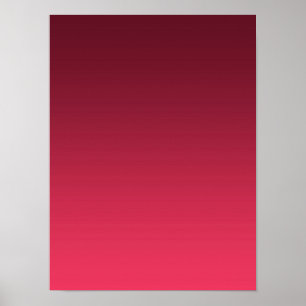 Poster Dégradé Magenta - clair à profond Humeurs saison