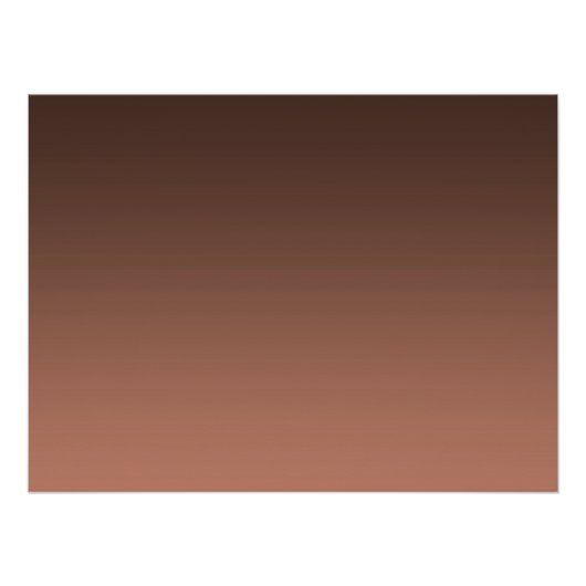 Poster Dégradé Mocha - clair à profond | Humeurs saisonni (Devant)