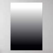 Poster Dégradé noir (Devant)