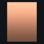 Poster Dégradé pêche - foncé à clair | Humeurs saisonnièr<br><div class="desc">Inspiré par les tendances de couleurs contemporaines, ce dégradé chaud aux tons pêche crée une atmosphère douce et sophistiquée. Élégant en tant que design minimal autonome ou en tant qu'arrière-plan entièrement personnalisable pour les invitations, cartes, affiches et plus encore. Une base raffinée pour les idées créatives, les messages personnels ou...</div>