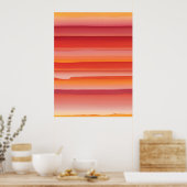 Poster Dégradé radiant - Art de transition couleur intens (Cuisine)