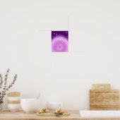 Poster Dégradé Relaxant Aura Améthyste (Cuisine)